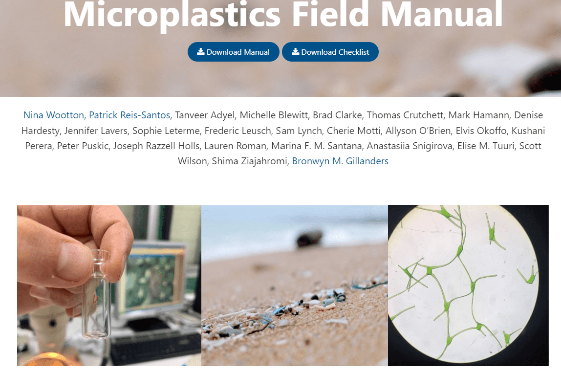NESP microplastics field manual
